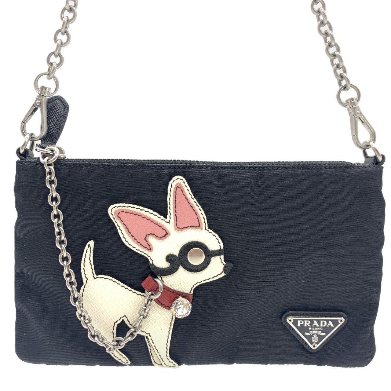 ★ＰＲＡＤＡ プラダ ナイロン チェーンショルダーポーチ チワワ をお買取りさせて頂きました！★芦屋店
