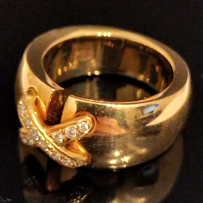K18・Chaumet　リアンドゥクロス　リングをお買取りさせて頂きました！宝塚店