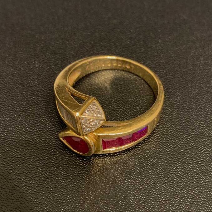 K18・ルビーリングをお買取りさせて頂きました！宝塚店