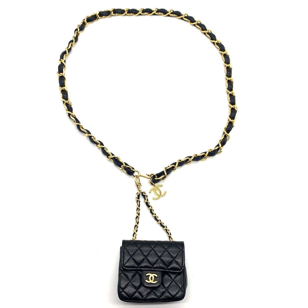 ★ＣＨＡＮＥＬ シャネル ラムスキン ミニミニマトラッセ ポーチ付き チェーン ベルトをお買取りさせて頂きました！★芦屋店